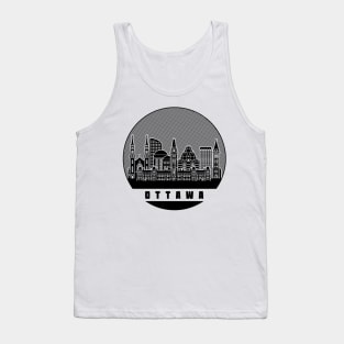 Ottawa Canada Skyline Tank Top